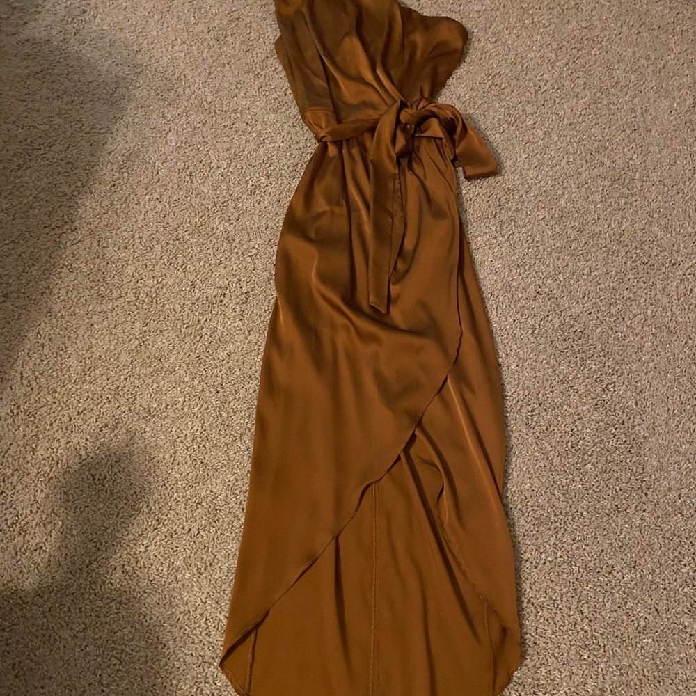 Bronze Midi Dress